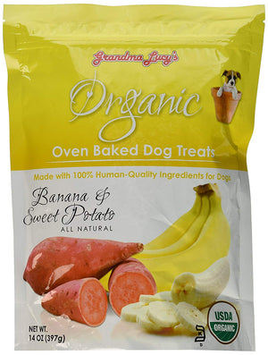 Grandma Lucy's ORGANIC Banana Sweet Potato treats 14oz bag
